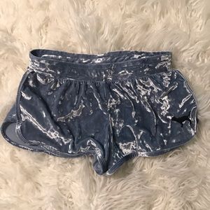 Blue Velvet shorts